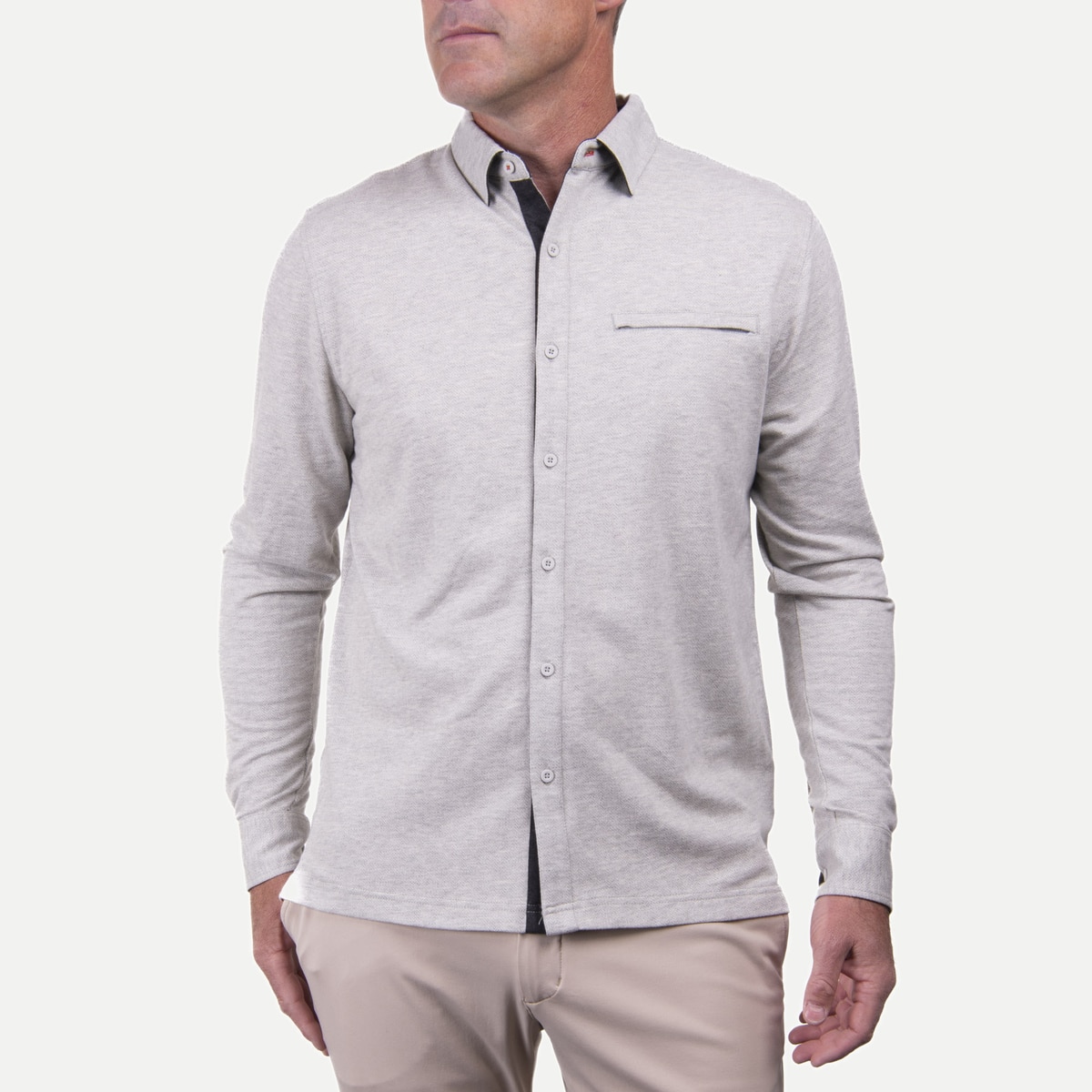 Men\'s Inverness Texture Shirt - KJUS | V-Shirts