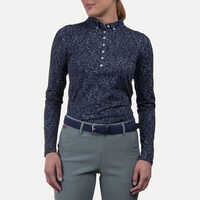 Women&#39;s Dana Printed Polo L/S