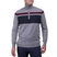 Men's Stripe Sweater Half-Zip