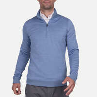 Men&#39;s Liam Techwool Ribbed Hem Half-Zip