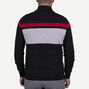 Men Stripe Sweater Half-Zip