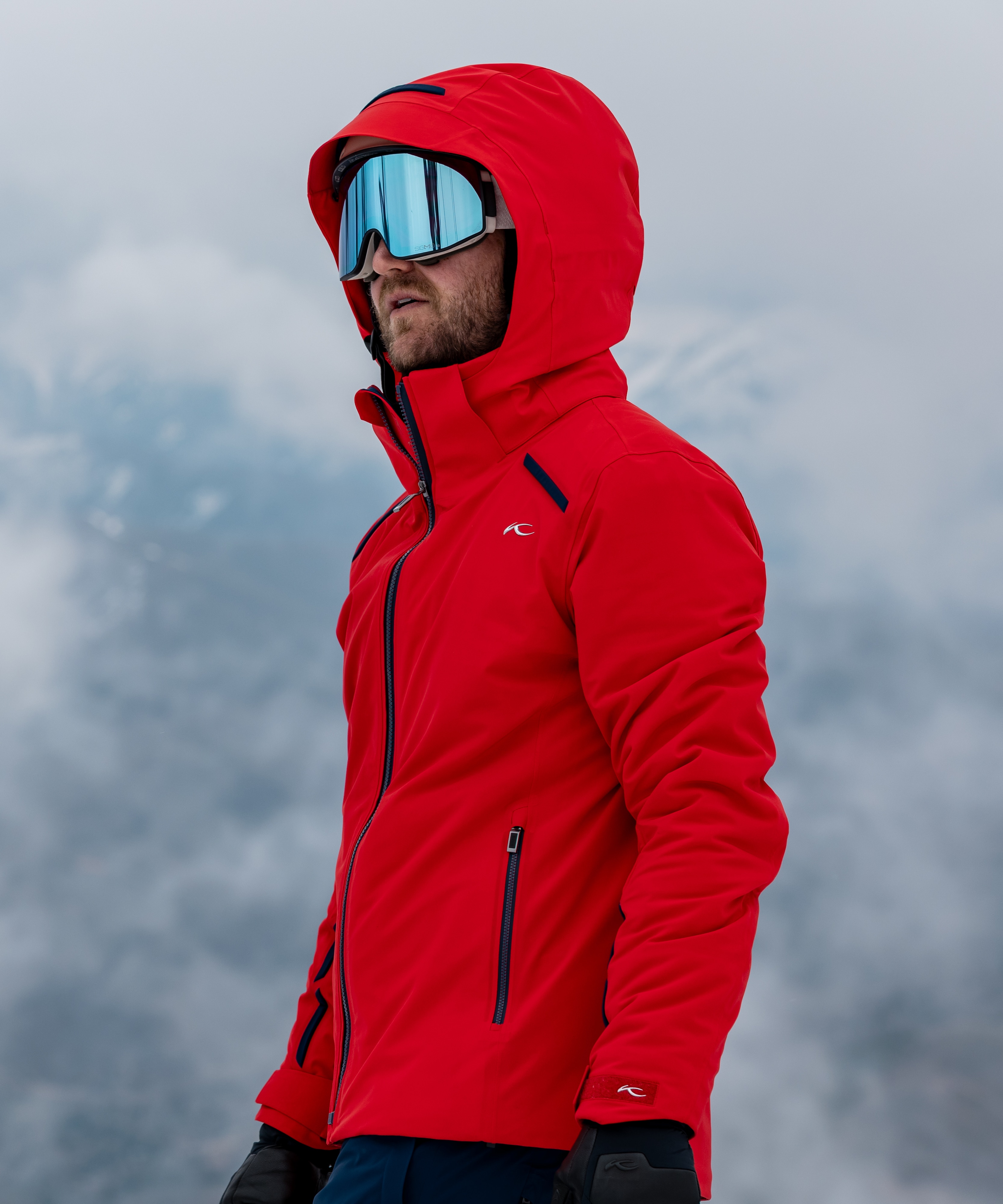 KJUS ski jacket, front view