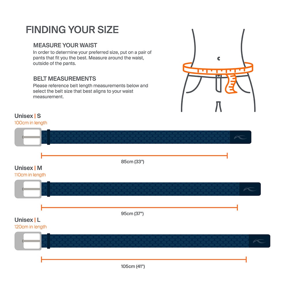 Belt size guide